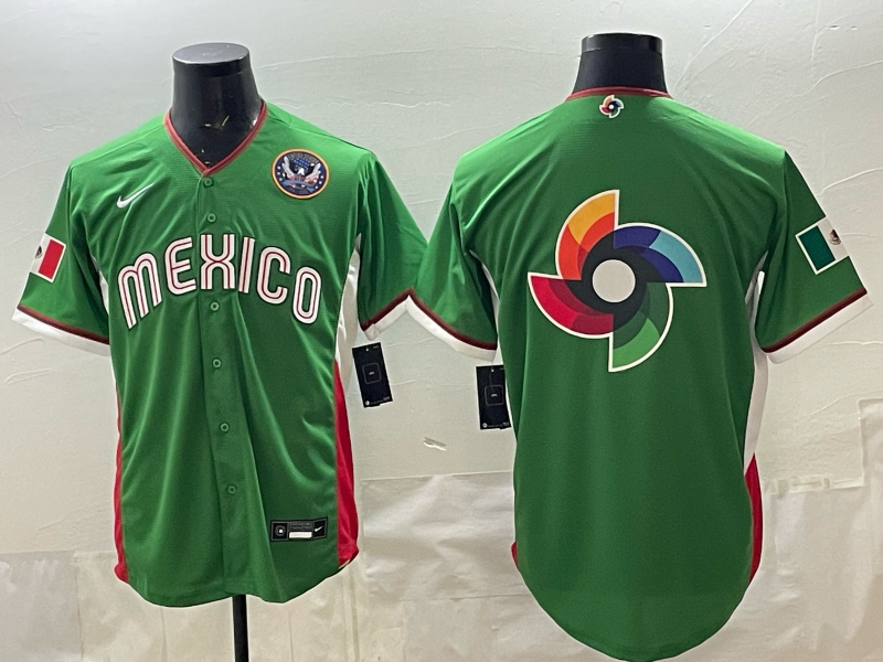 Men 2026 World Cub USA blank green Nike MLB Jersey 0014
